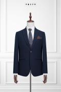 379 Bộ Vest Xanh Đen 2 Nút #1
